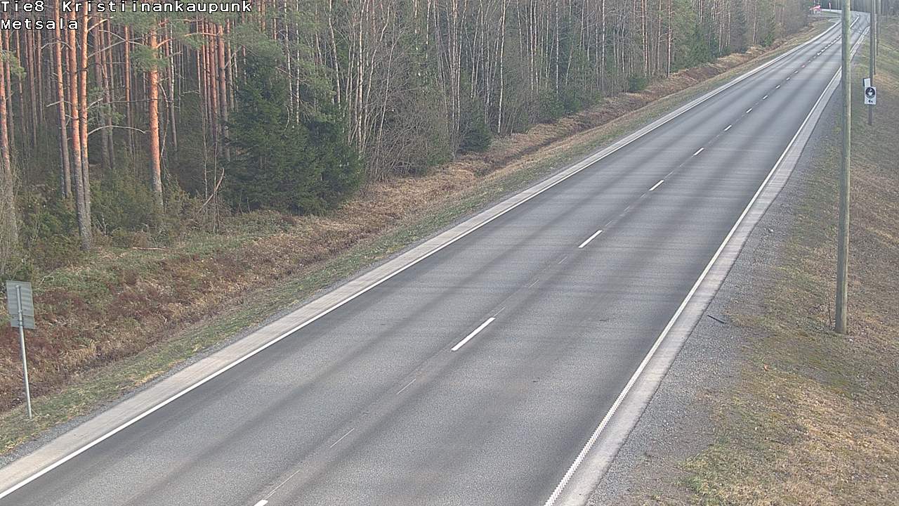 Weather Camera Image Väg 8 Kristinestad, Ömossa, Kristiinankaupunki, Pohjanmaa