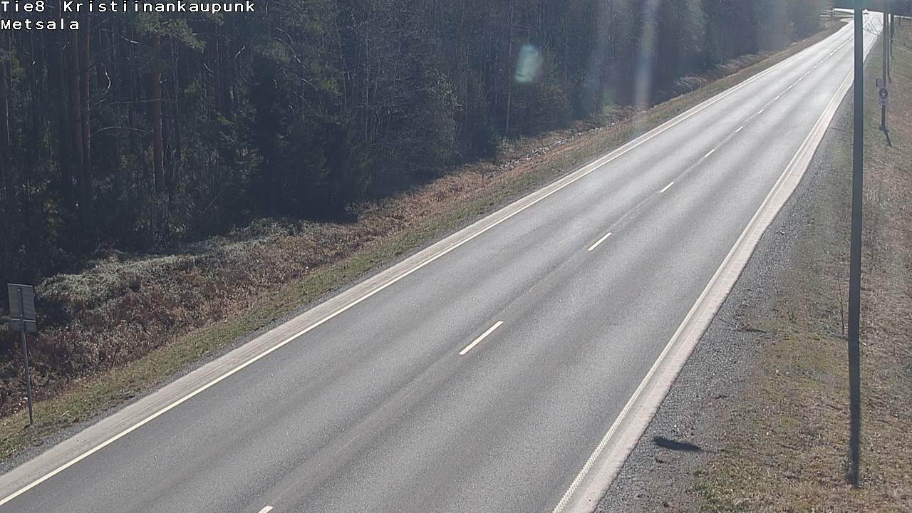 Weather Camera Image Väg 8 Kristinestad, Ömossa, Kristiinankaupunki, Pohjanmaa