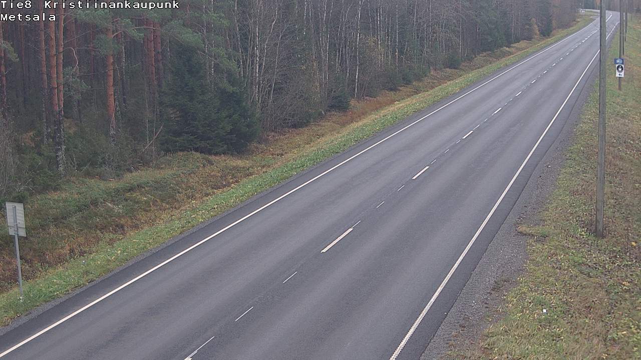 Kelikamerat Kuva Tie 8 Kristiinankaupunki, Metsälä, Kristiinankaupunki, Pohjanmaa