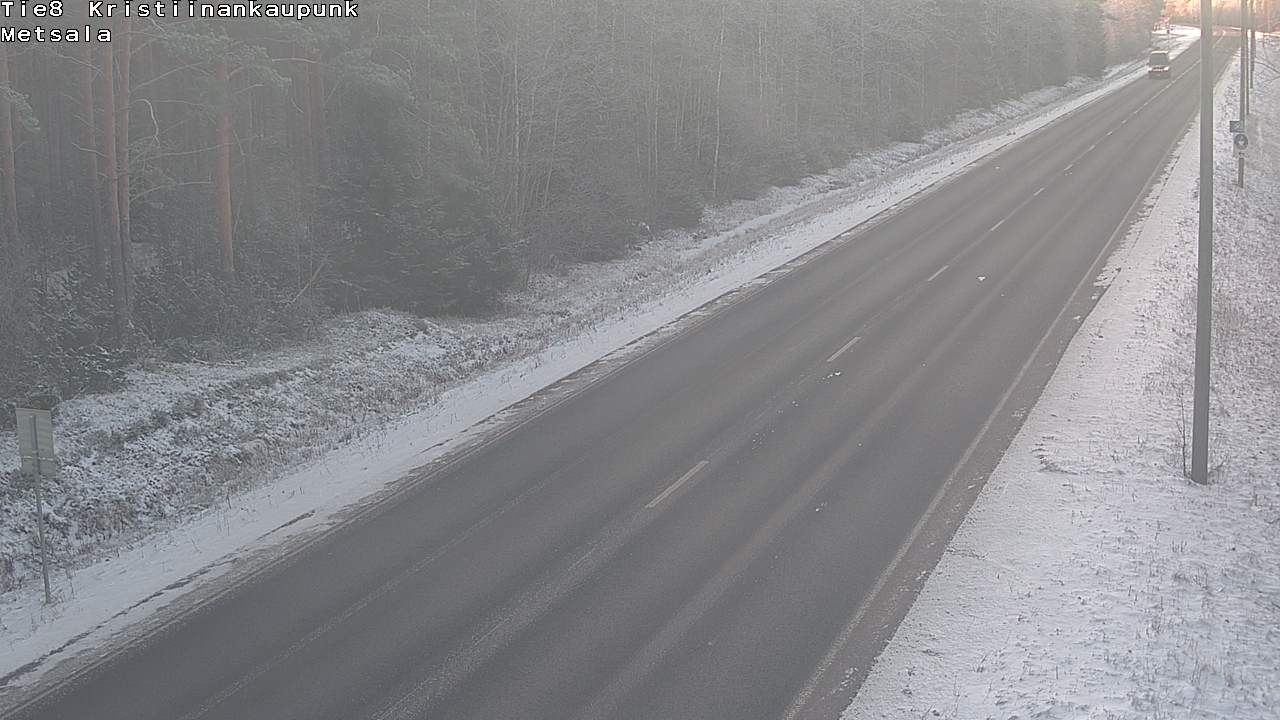 Weather Camera Image Road 8 Kristiinankaupunki Metsälä, Kristiinankaupunki, Pohjanmaa