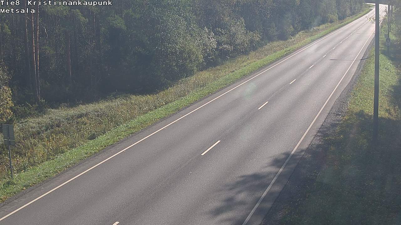 Weather Camera Image Road 8 Kristiinankaupunki Metsälä, Kristiinankaupunki, Pohjanmaa
