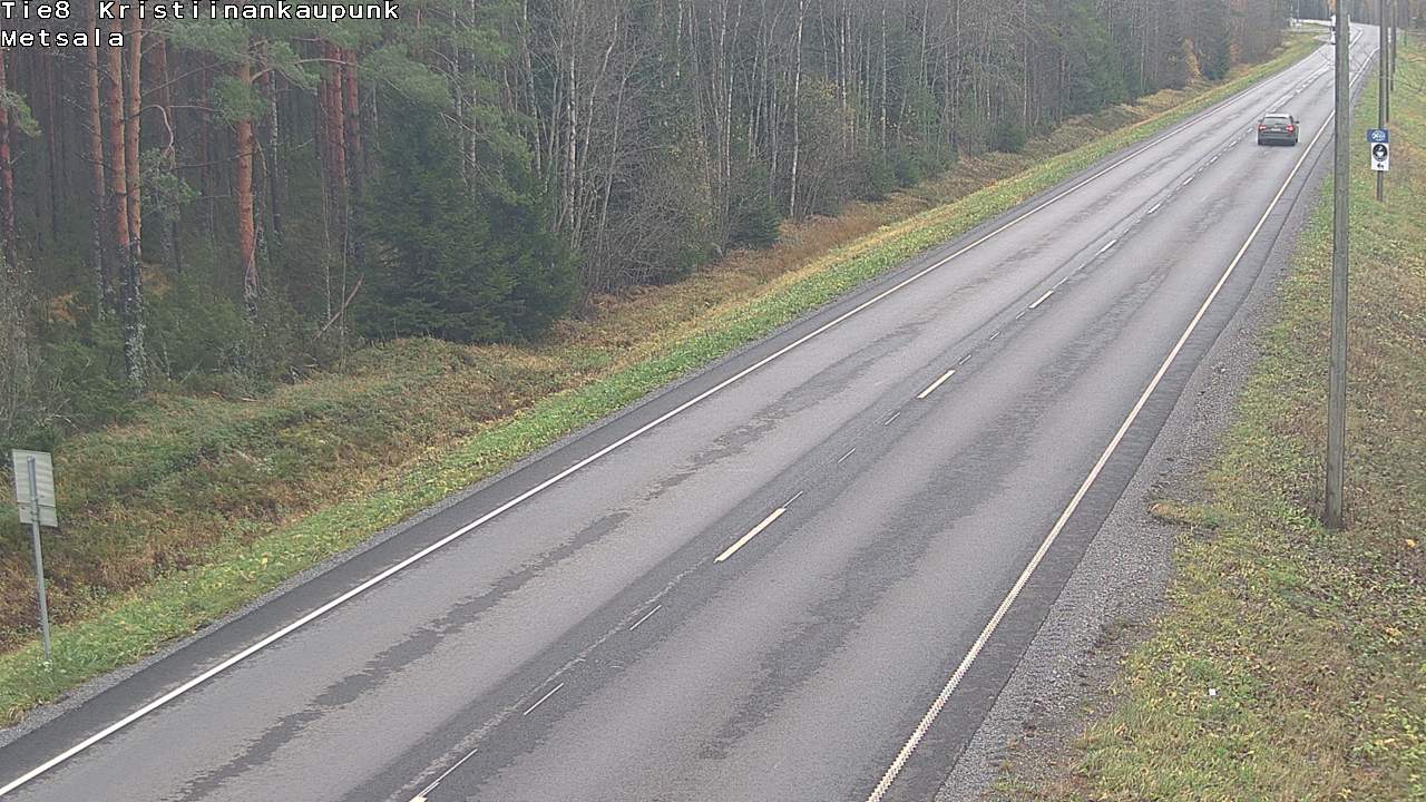 Kelikamerat Kuva Tie 8 Kristiinankaupunki, Metsälä, Kristiinankaupunki, Pohjanmaa