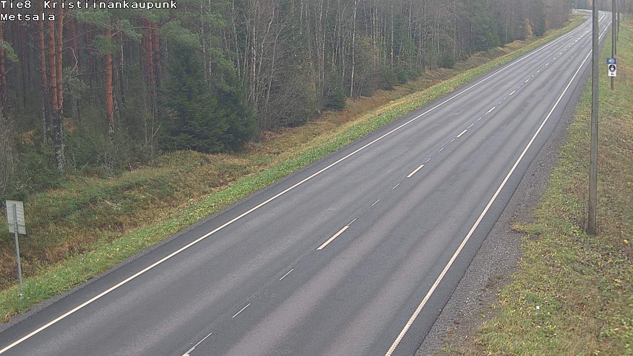 Kelikamerat Kuva Tie 8 Kristiinankaupunki, Metsälä, Kristiinankaupunki, Pohjanmaa