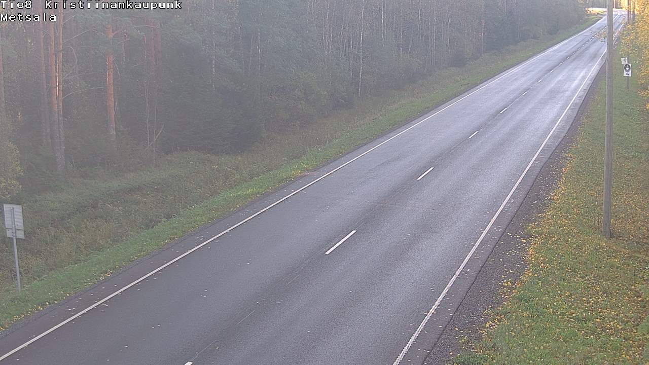Weather Camera Image Väg 8 Kristinestad, Ömossa, Kristiinankaupunki, Pohjanmaa