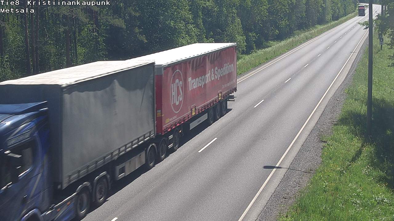 Weather Camera Image Väg 8 Kristinestad, Ömossa, Kristiinankaupunki, Pohjanmaa