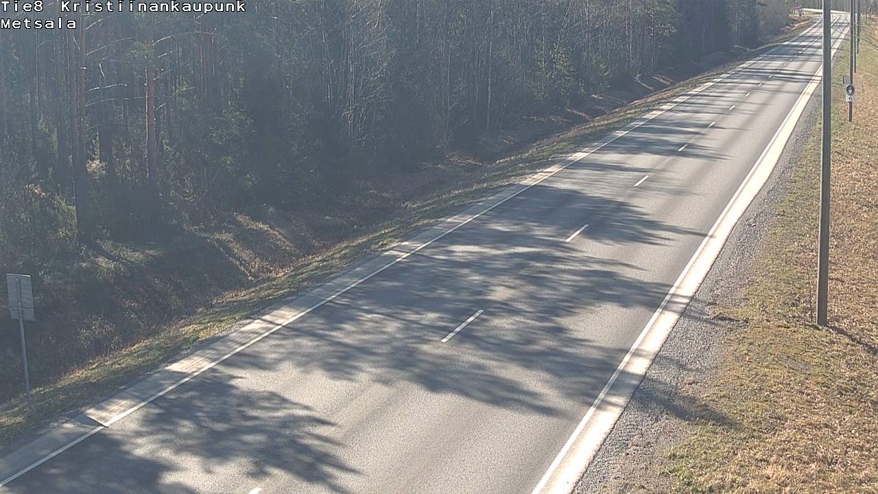 Weather Camera Image Väg 8 Kristinestad, Ömossa, Kristiinankaupunki, Pohjanmaa