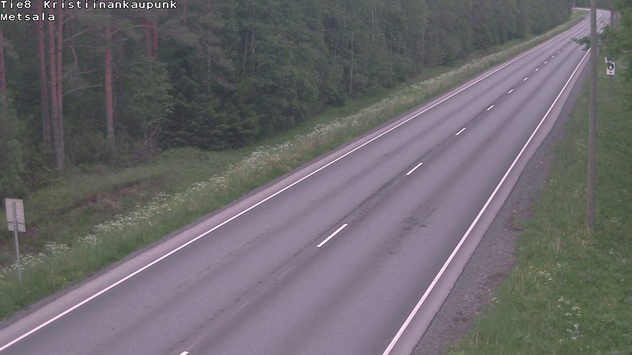 Kelikamerat Kuva Tie 8 Kristiinankaupunki, Metsälä, Kristiinankaupunki, Pohjanmaa