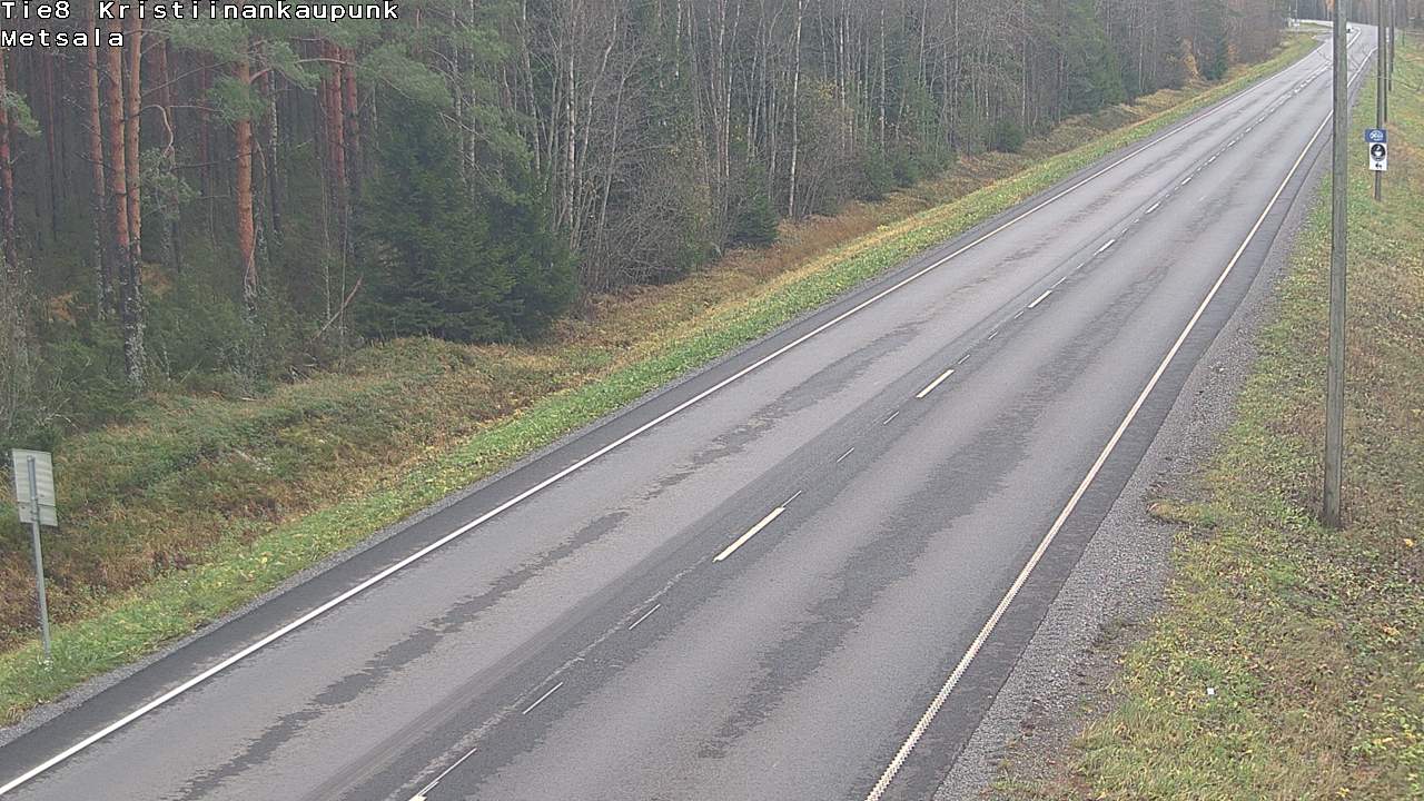 Kelikamerat Kuva Tie 8 Kristiinankaupunki, Metsälä, Kristiinankaupunki, Pohjanmaa