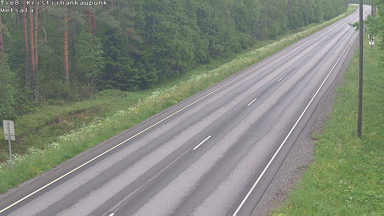 Kelikamerat Kuva Tie 8 Kristiinankaupunki, Metsälä, Kristiinankaupunki, Pohjanmaa