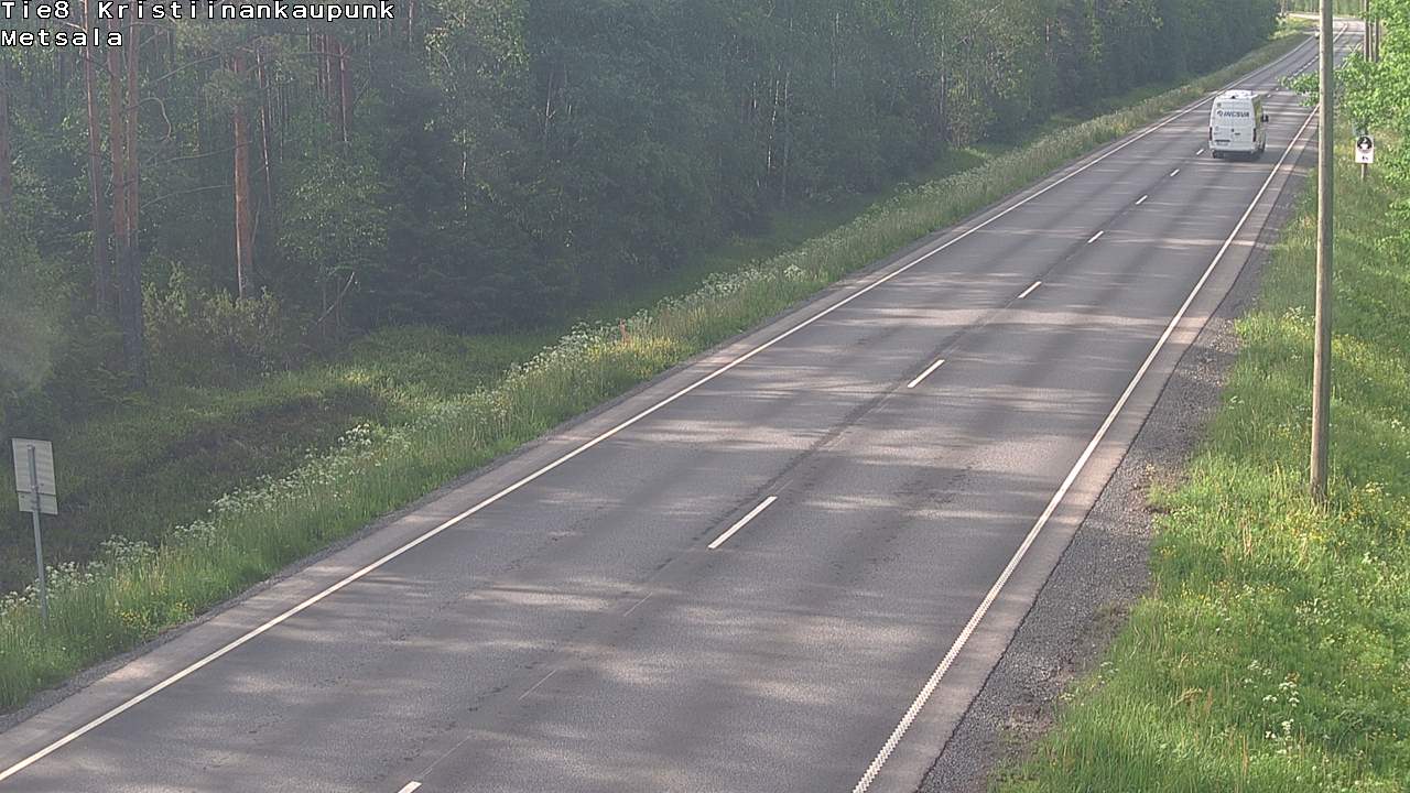 Weather Camera Image Väg 8 Kristinestad, Ömossa, Kristiinankaupunki, Pohjanmaa