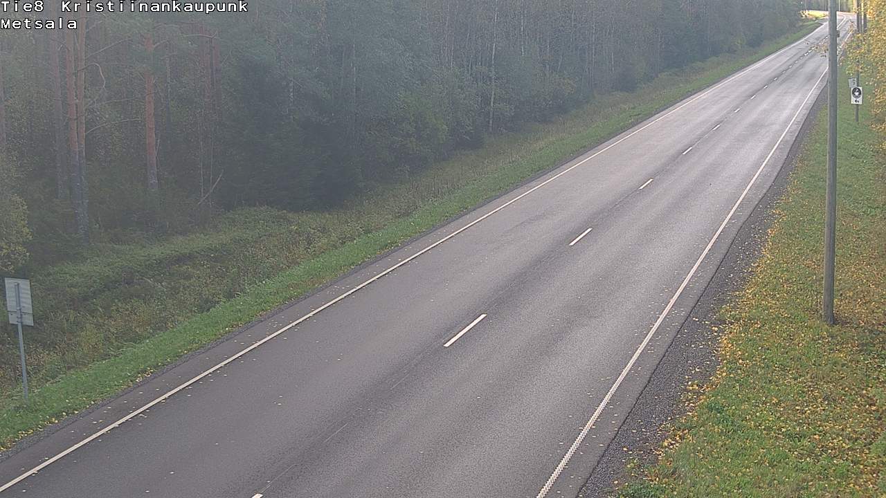 Weather Camera Image Väg 8 Kristinestad, Ömossa, Kristiinankaupunki, Pohjanmaa