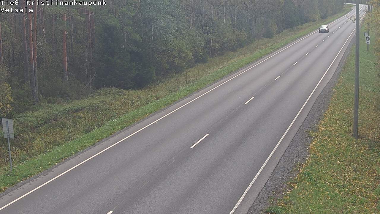 Weather Camera Image Road 8 Kristiinankaupunki Metsälä, Kristiinankaupunki, Pohjanmaa