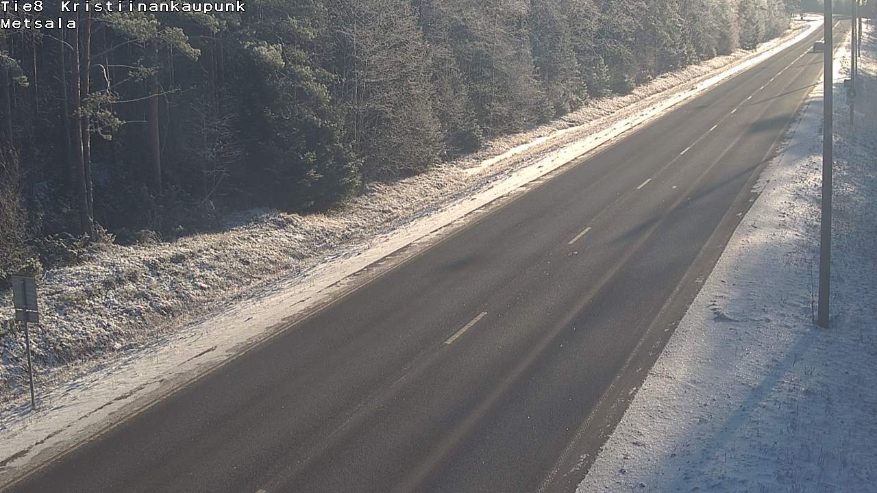 Weather Camera Image Road 8 Kristiinankaupunki Metsälä, Kristiinankaupunki, Pohjanmaa