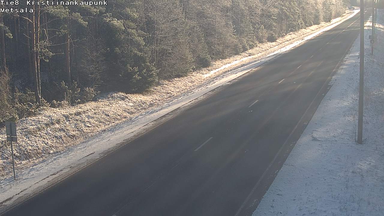 Weather Camera Image Road 8 Kristiinankaupunki Metsälä, Kristiinankaupunki, Pohjanmaa