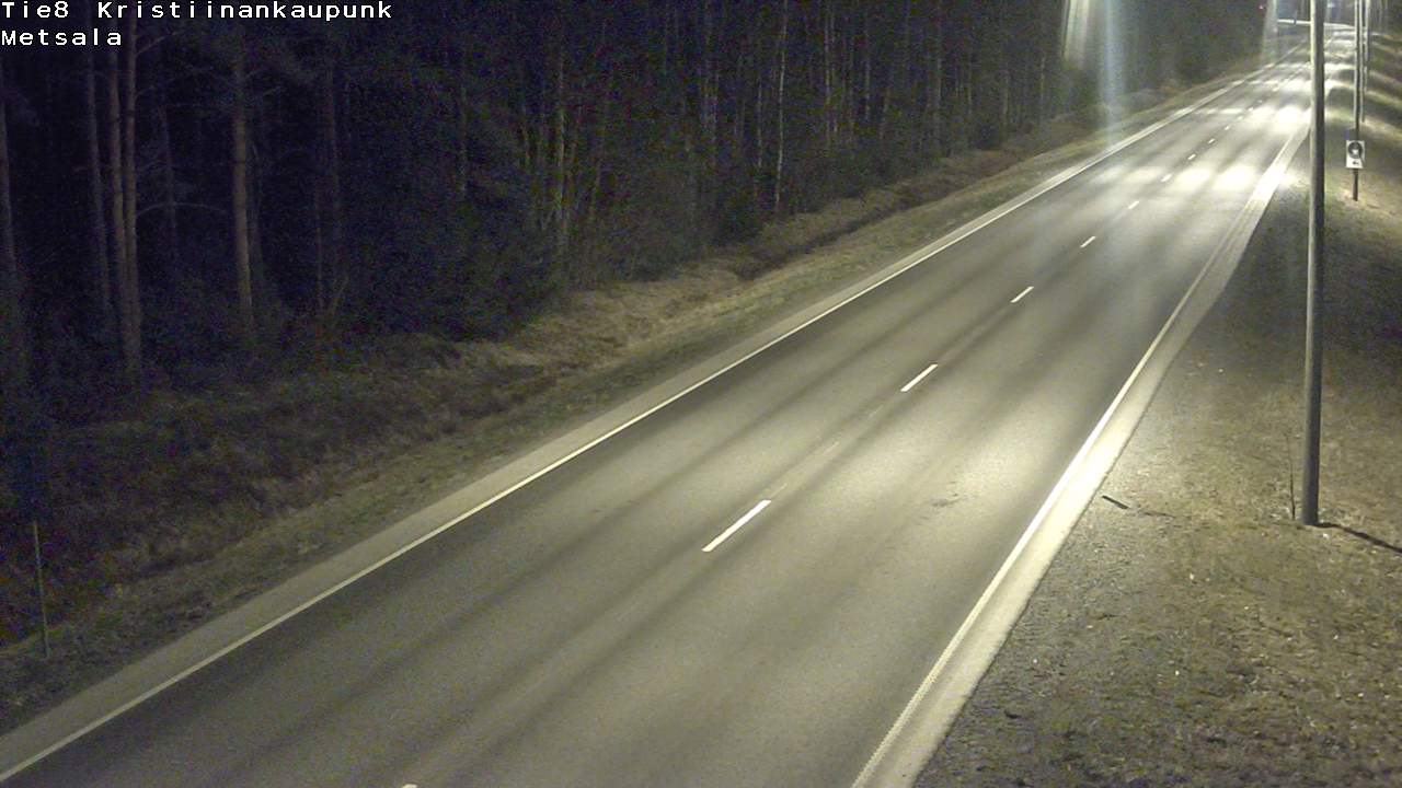 Weather Camera Image Road 8 Kristiinankaupunki Metsälä, Kristiinankaupunki, Pohjanmaa