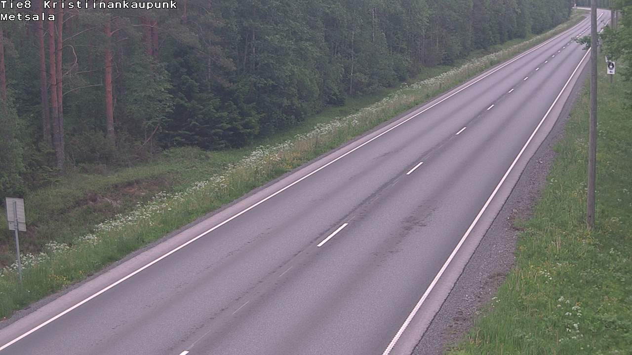 Kelikamerat Kuva Tie 8 Kristiinankaupunki, Metsälä, Kristiinankaupunki, Pohjanmaa