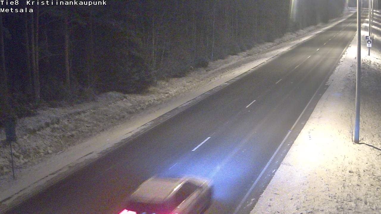 Weather Camera Image Road 8 Kristiinankaupunki Metsälä, Kristiinankaupunki, Pohjanmaa