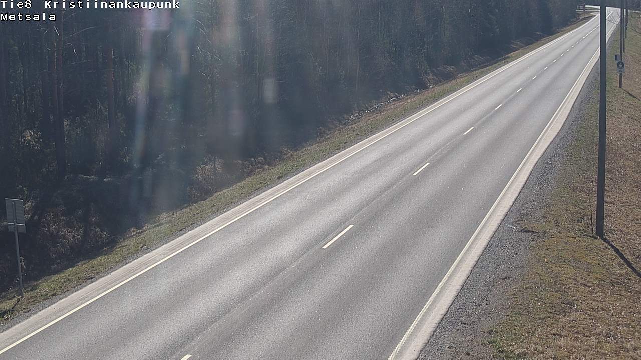 Weather Camera Image Väg 8 Kristinestad, Ömossa, Kristiinankaupunki, Pohjanmaa