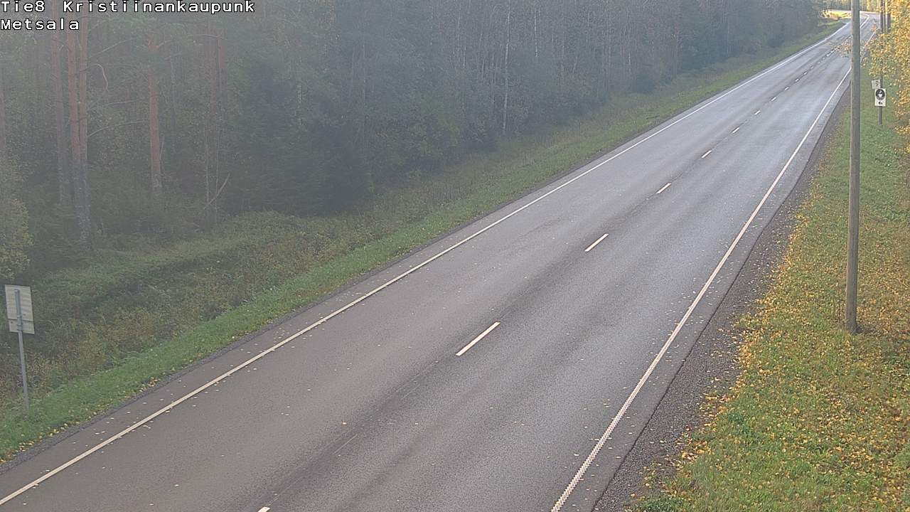 Weather Camera Image Road 8 Kristiinankaupunki Metsälä, Kristiinankaupunki, Pohjanmaa