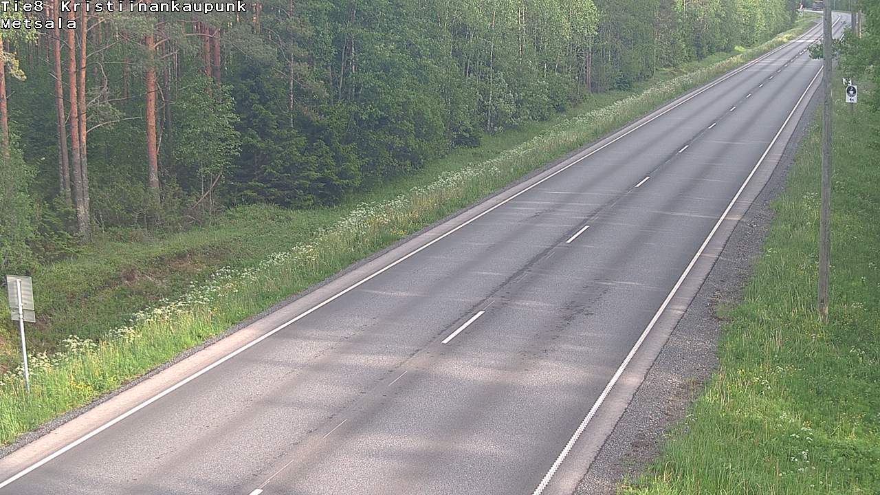 Kelikamerat Kuva Tie 8 Kristiinankaupunki, Metsälä, Kristiinankaupunki, Pohjanmaa