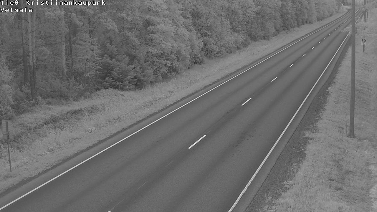 Weather Camera Image Road 8 Kristiinankaupunki Metsälä, Kristiinankaupunki, Pohjanmaa
