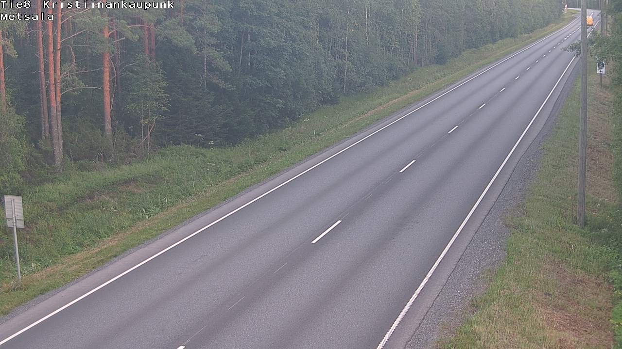 Kelikamerat Kuva Tie 8 Kristiinankaupunki, Metsälä, Kristiinankaupunki, Pohjanmaa