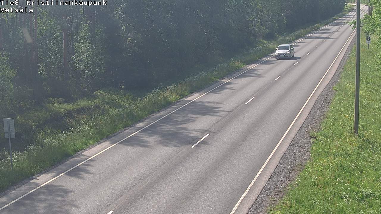 Weather Camera Image Väg 8 Kristinestad, Ömossa, Kristiinankaupunki, Pohjanmaa