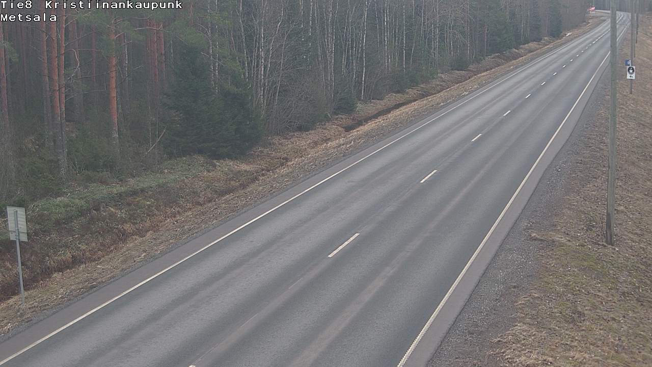 Weather Camera Image Road 8 Kristiinankaupunki Metsälä, Kristiinankaupunki, Pohjanmaa