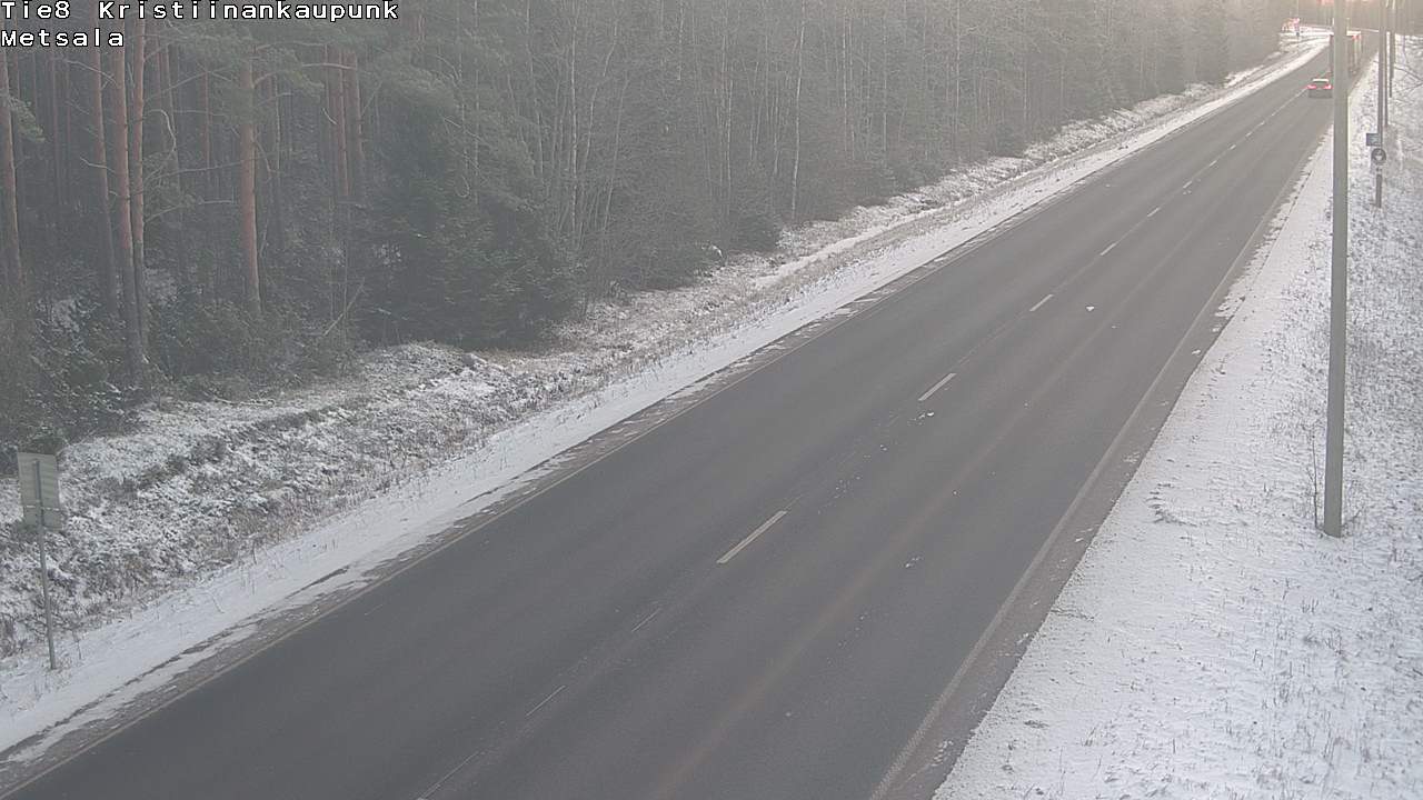 Kelikamerat Kuva Tie 8 Kristiinankaupunki, Metsälä, Kristiinankaupunki, Pohjanmaa