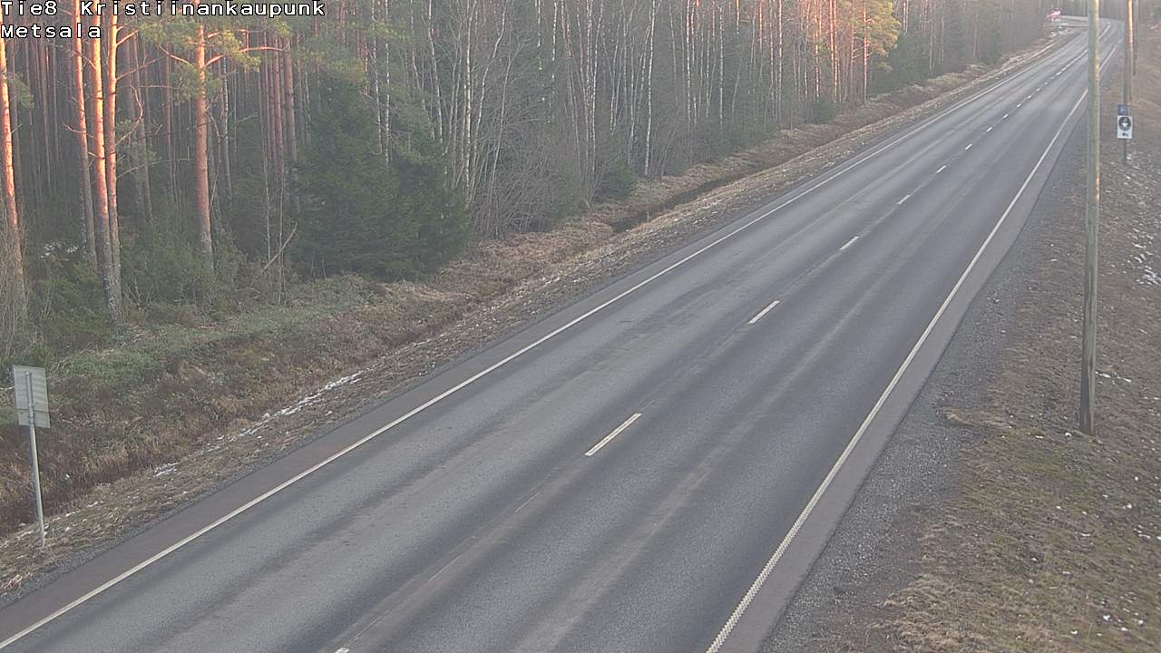 Kelikamerat Kuva Tie 8 Kristiinankaupunki, Metsälä, Kristiinankaupunki, Pohjanmaa