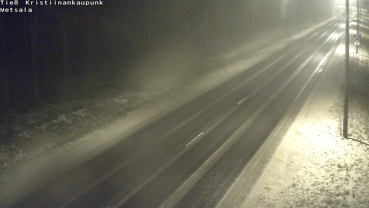 Kelikamerat Kuva Tie 8 Kristiinankaupunki, Metsälä, Kristiinankaupunki, Pohjanmaa