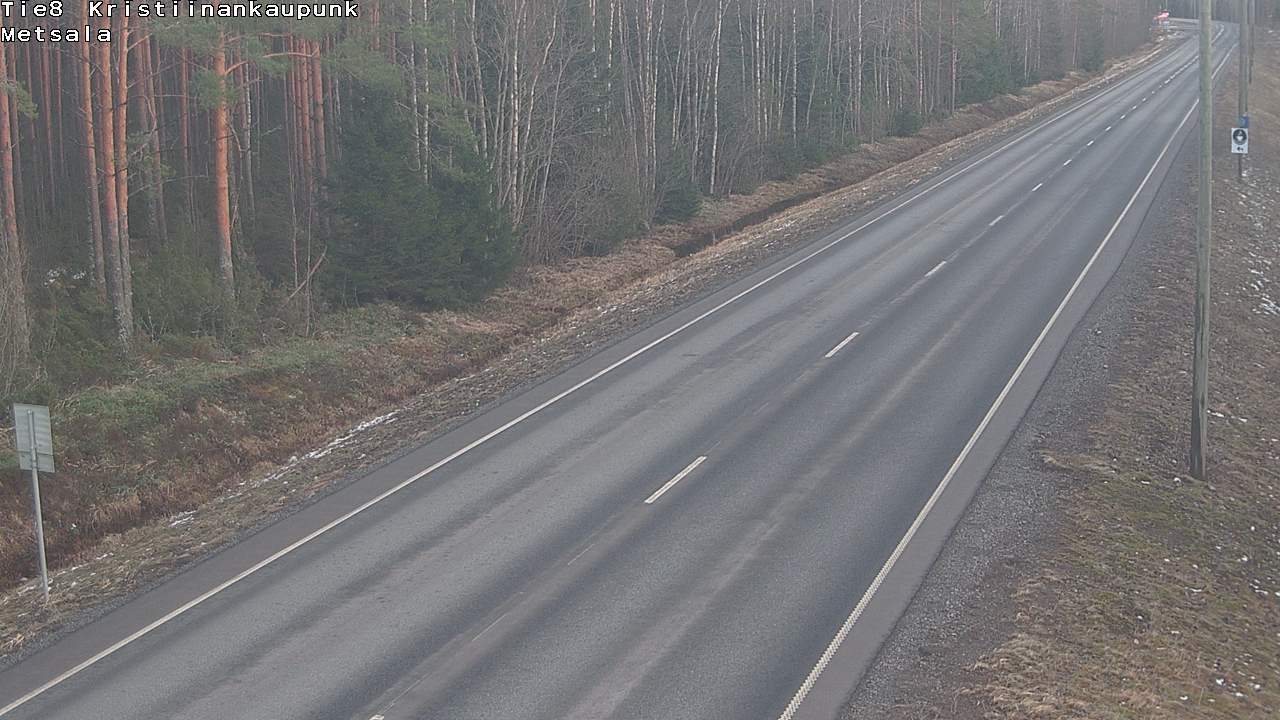 Kelikamerat Kuva Tie 8 Kristiinankaupunki, Metsälä, Kristiinankaupunki, Pohjanmaa