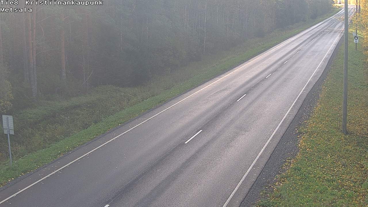 Weather Camera Image Road 8 Kristiinankaupunki Metsälä, Kristiinankaupunki, Pohjanmaa