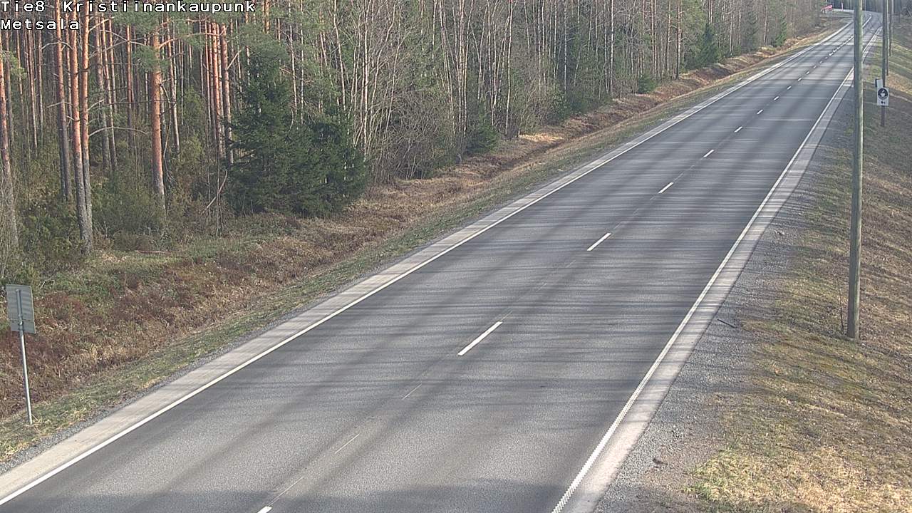 Weather Camera Image Väg 8 Kristinestad, Ömossa, Kristiinankaupunki, Pohjanmaa