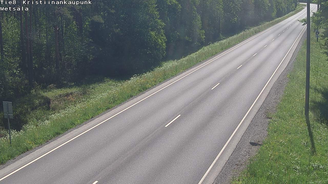 Weather Camera Image Väg 8 Kristinestad, Ömossa, Kristiinankaupunki, Pohjanmaa