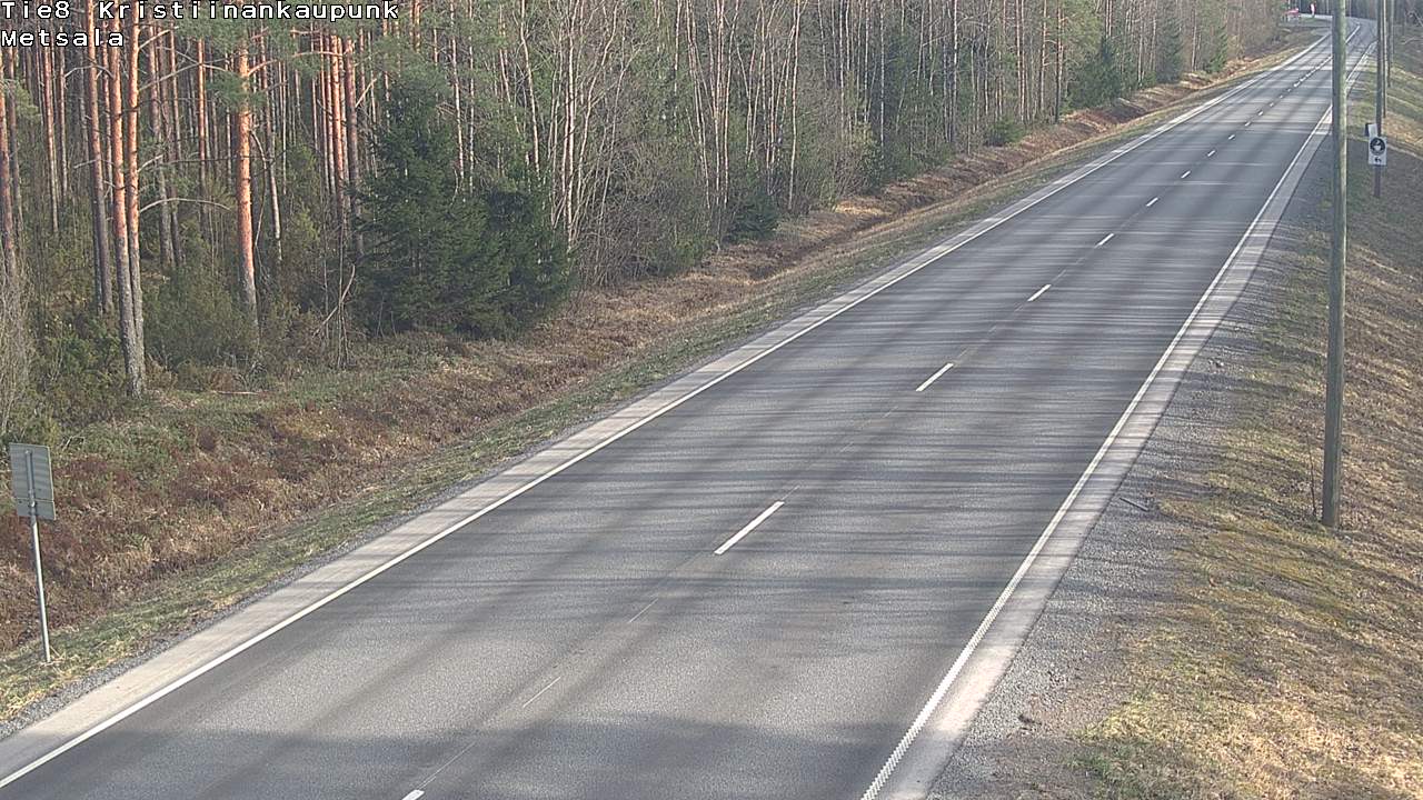 Weather Camera Image Väg 8 Kristinestad, Ömossa, Kristiinankaupunki, Pohjanmaa