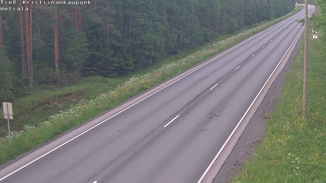 Kelikamerat Kuva Tie 8 Kristiinankaupunki, Metsälä, Kristiinankaupunki, Pohjanmaa