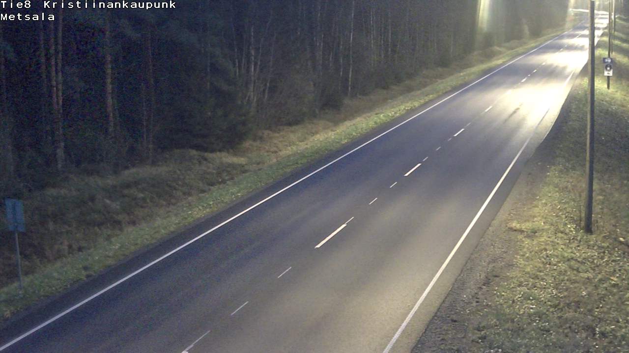 Kelikamerat Kuva Tie 8 Kristiinankaupunki, Metsälä, Kristiinankaupunki, Pohjanmaa
