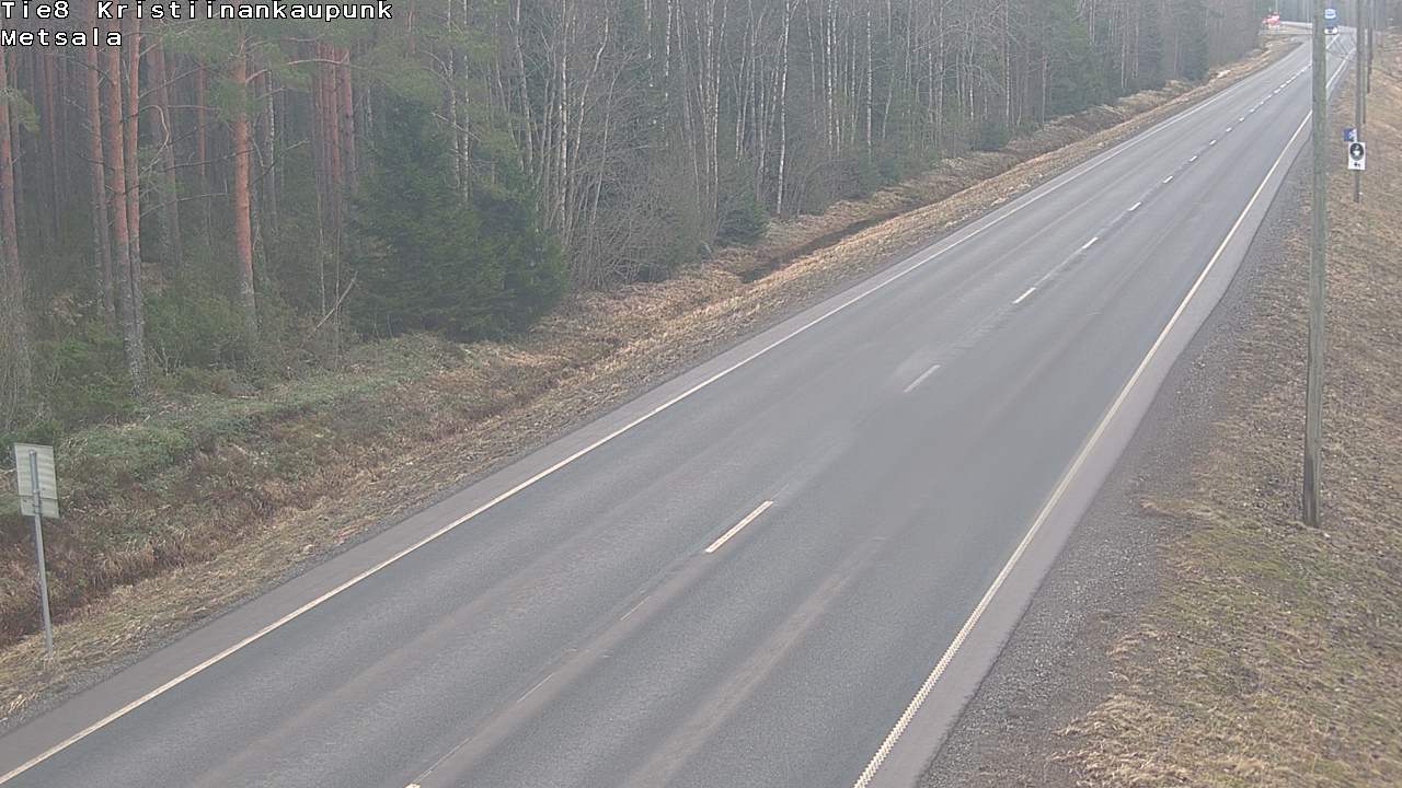 Weather Camera Image Road 8 Kristiinankaupunki Metsälä, Kristiinankaupunki, Pohjanmaa