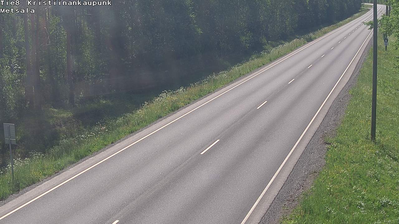 Weather Camera Image Väg 8 Kristinestad, Ömossa, Kristiinankaupunki, Pohjanmaa