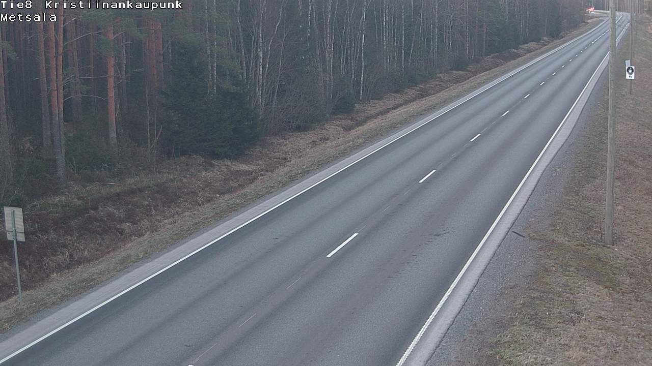 Weather Camera Image Väg 8 Kristinestad, Ömossa, Kristiinankaupunki, Pohjanmaa