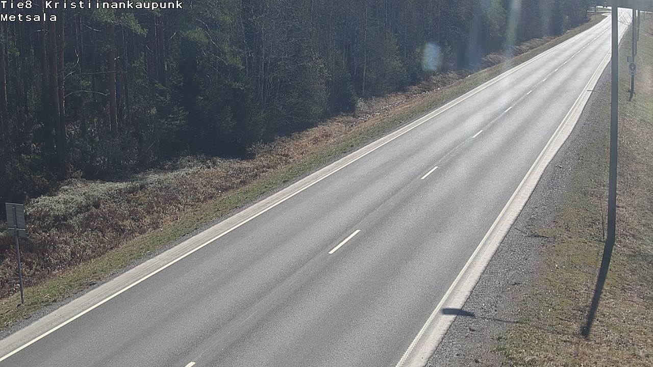 Weather Camera Image Väg 8 Kristinestad, Ömossa, Kristiinankaupunki, Pohjanmaa