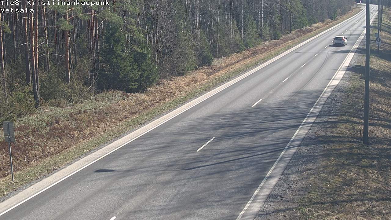 Weather Camera Image Väg 8 Kristinestad, Ömossa, Kristiinankaupunki, Pohjanmaa
