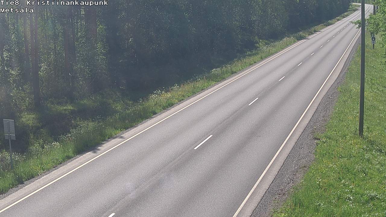 Weather Camera Image Väg 8 Kristinestad, Ömossa, Kristiinankaupunki, Pohjanmaa