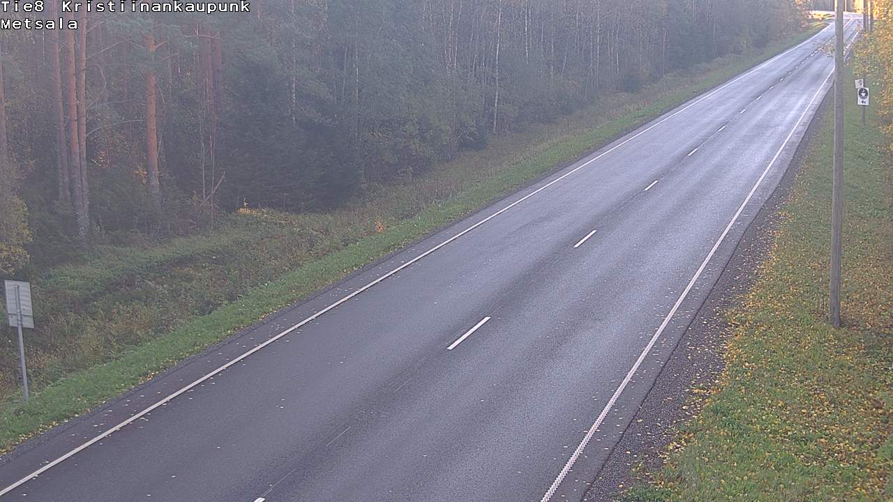 Weather Camera Image Väg 8 Kristinestad, Ömossa, Kristiinankaupunki, Pohjanmaa