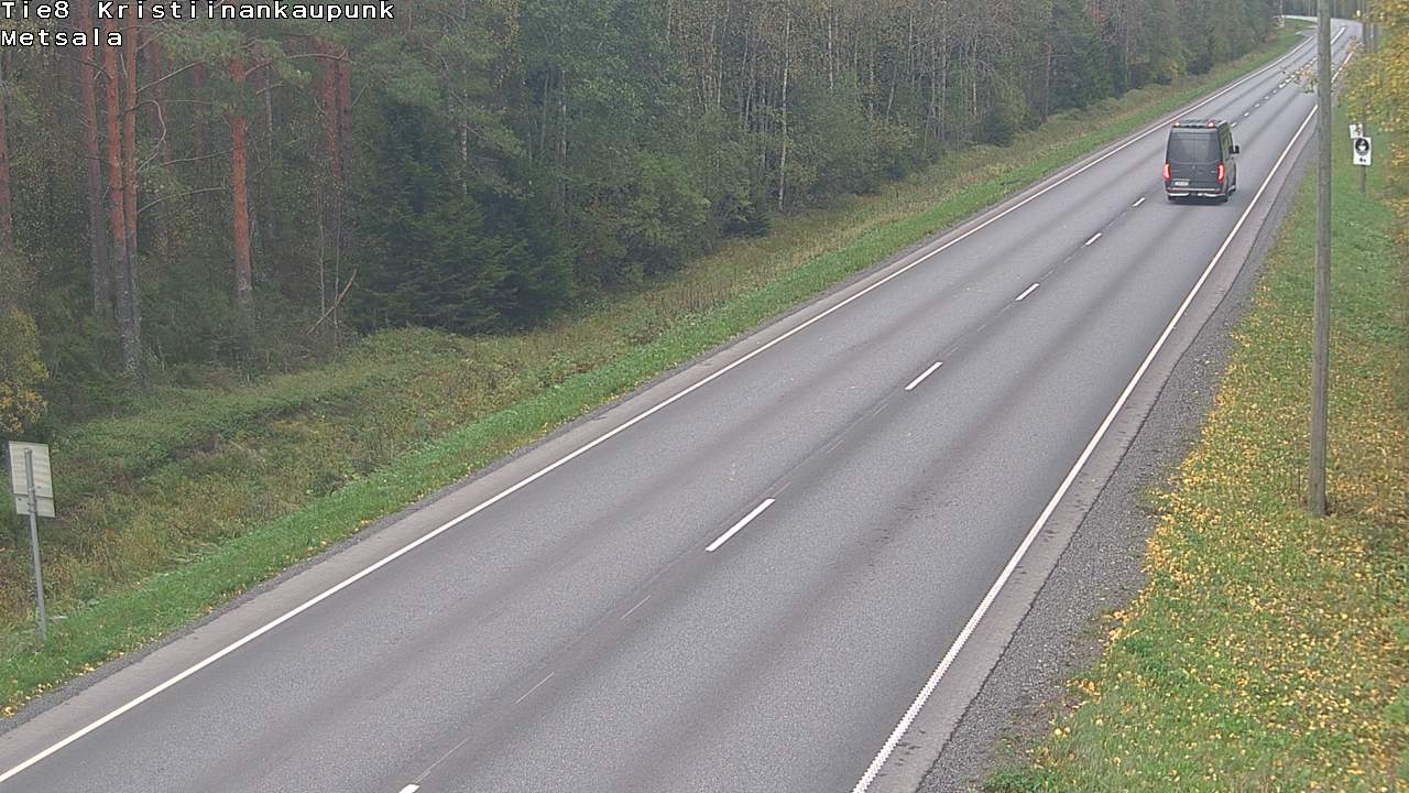 Kelikamerat Kuva Tie 8 Kristiinankaupunki, Metsälä, Kristiinankaupunki, Pohjanmaa