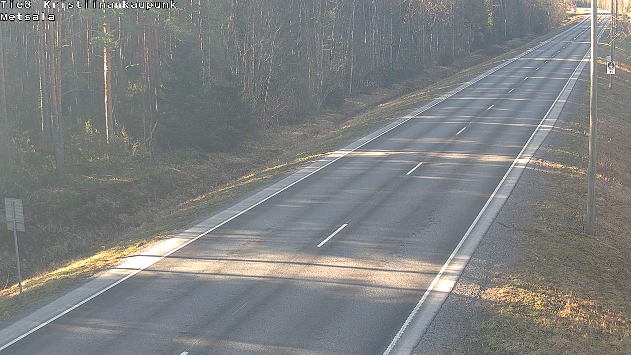 Weather Camera Image Väg 8 Kristinestad, Ömossa, Kristiinankaupunki, Pohjanmaa
