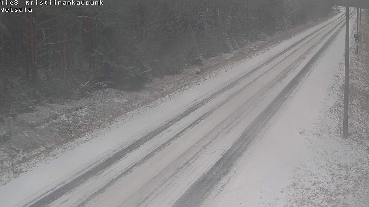 Kelikamerat Kuva Tie 8 Kristiinankaupunki, Metsälä, Kristiinankaupunki, Pohjanmaa