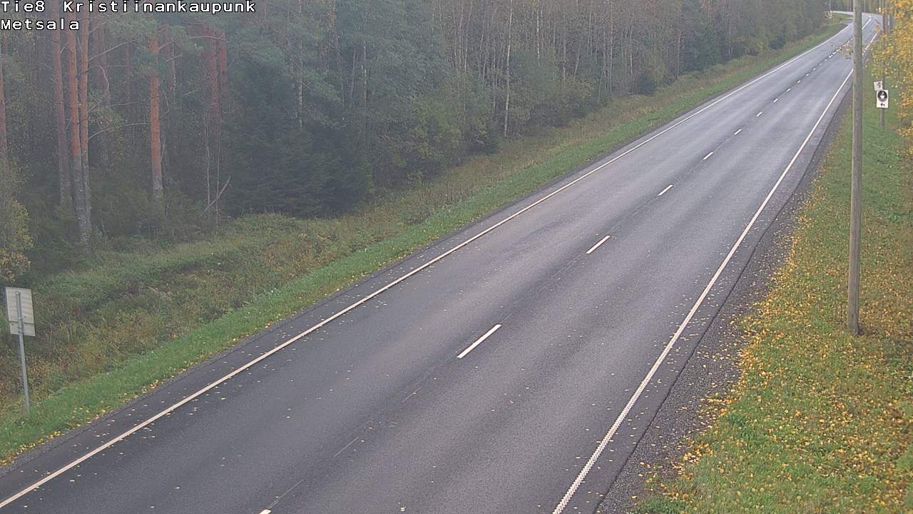 Weather Camera Image Väg 8 Kristinestad, Ömossa, Kristiinankaupunki, Pohjanmaa