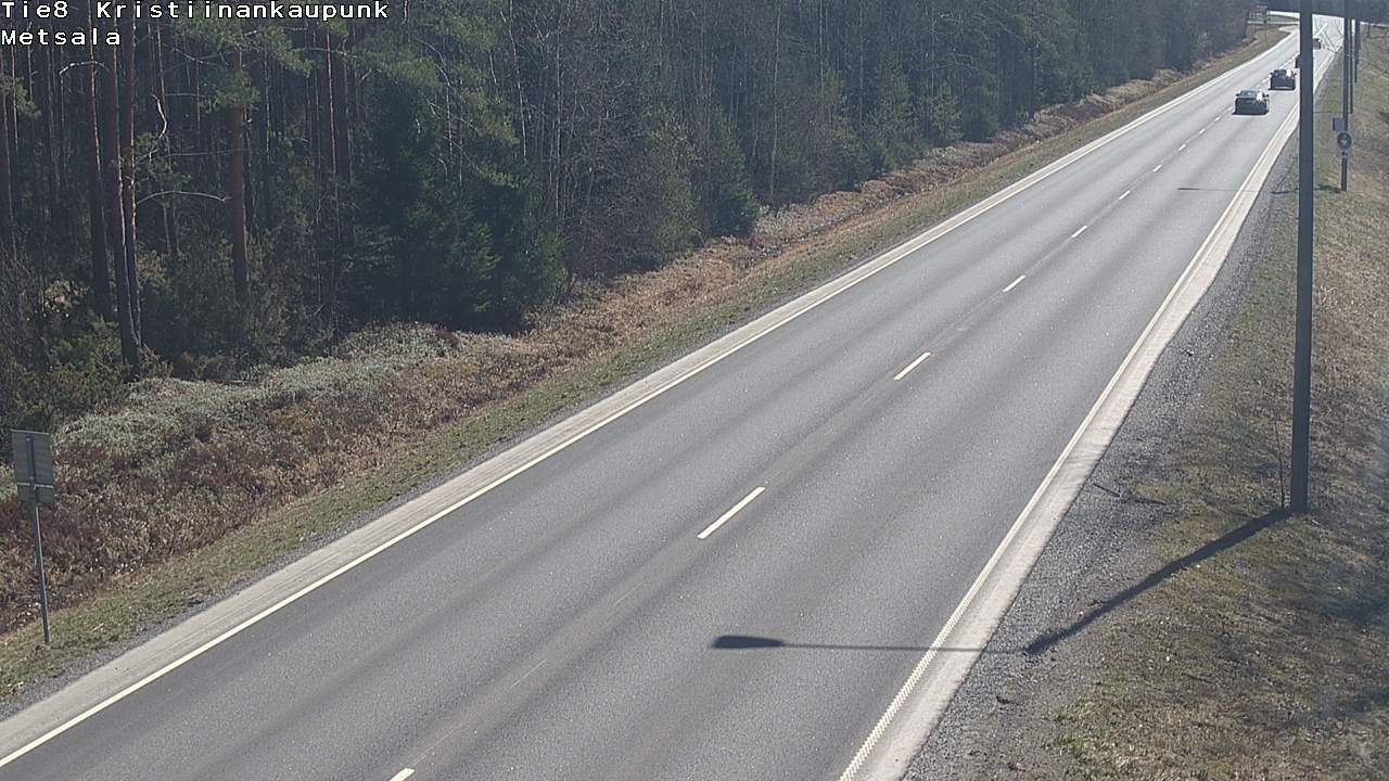 Weather Camera Image Väg 8 Kristinestad, Ömossa, Kristiinankaupunki, Pohjanmaa
